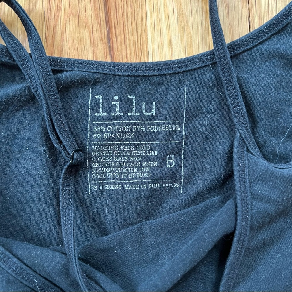 Black Tank Top - Picture 3 of 5